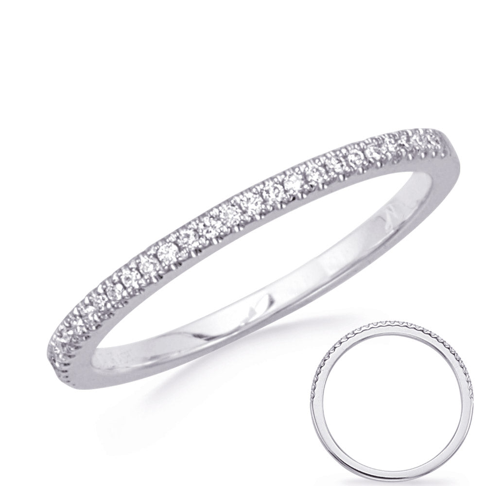 White Gold  Matching Band - EN8356-BWG