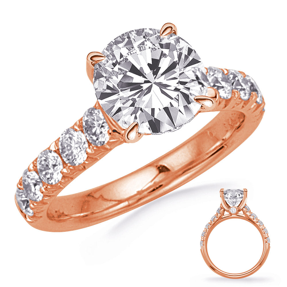 Rose Gold Engagement Ring - EN8369-2RG