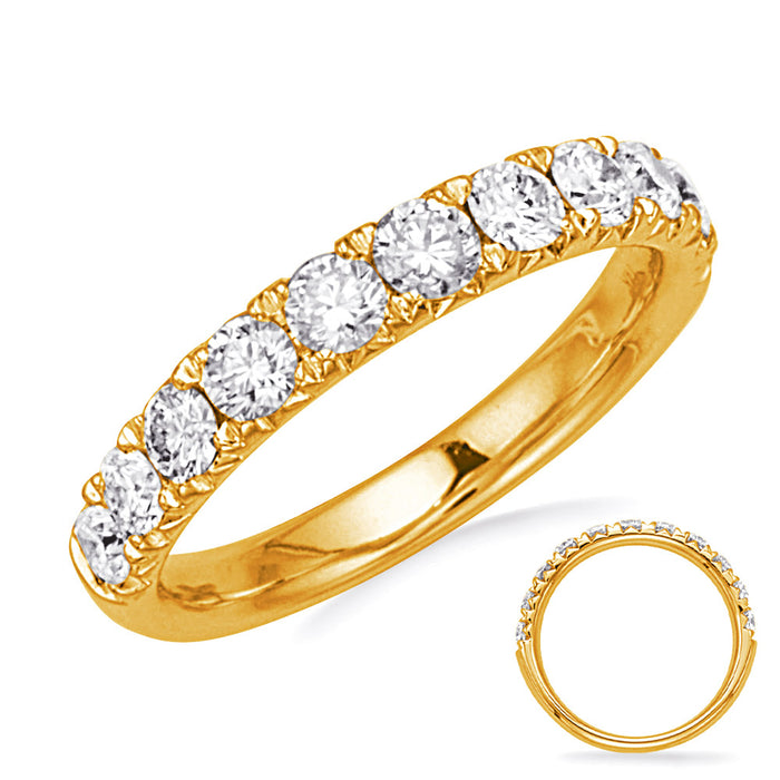 Yellow Gold Diamond Band - EN8369-BYG