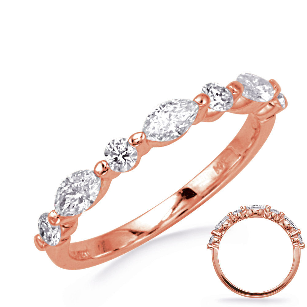 Rose Gold Wedding Band - EN8371-B3.2MRG