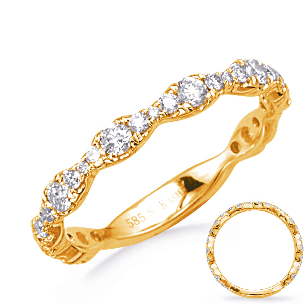 Yellow Gold Matching Band - EN8374-BYG