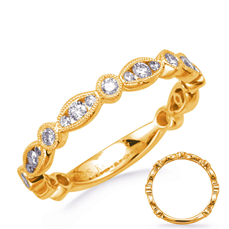 Yellow Gold Matching Band - EN8375-BYG