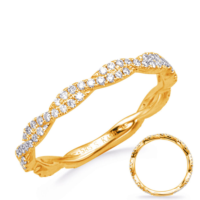 Yellow Gold Matching Band - EN8376-BYG