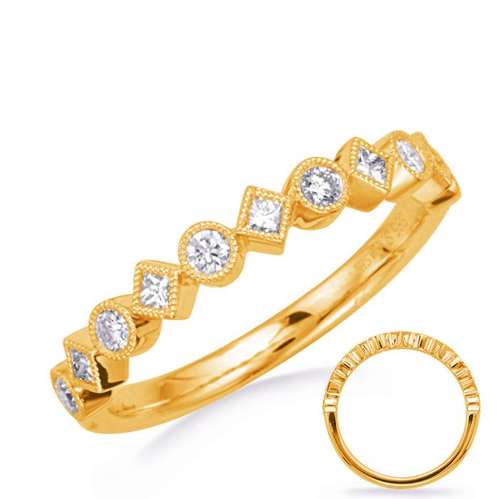 Yellow Gold Matching Band - EN8377-BYG