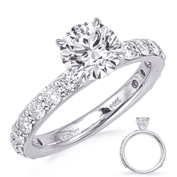 White Gold Engagement Ring - EN8383WG