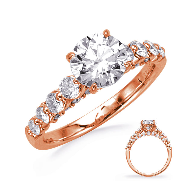 Rose Gold Engagement Ring - EN8396-1RG
