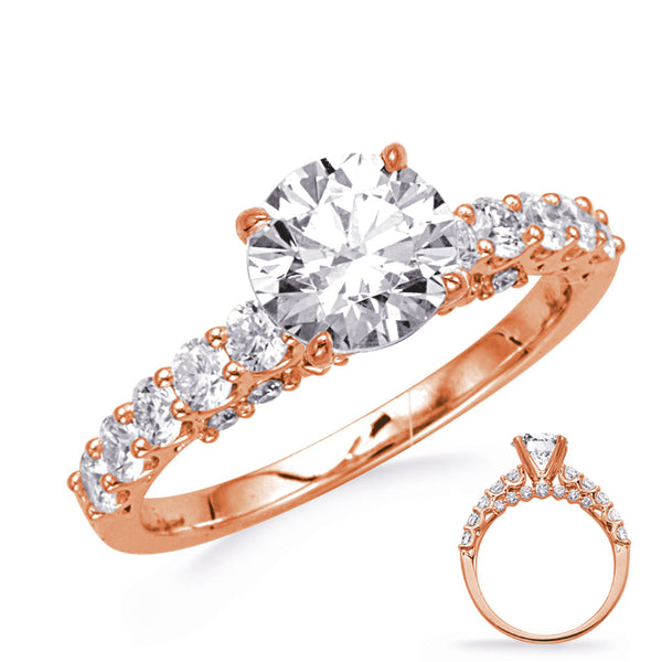 Rose Gold Engagement Ring - EN8397-1RG