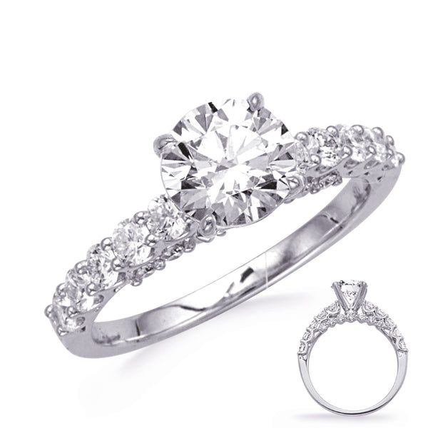 White Gold Engagement Ring - EN8397-1WG