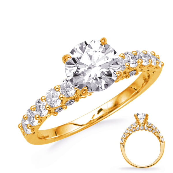Yellow Gold Engagement Ring - EN8397-1YG