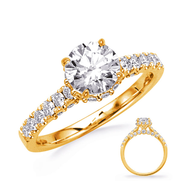 Yellow Gold Engagement Ring - EN8398-1YG