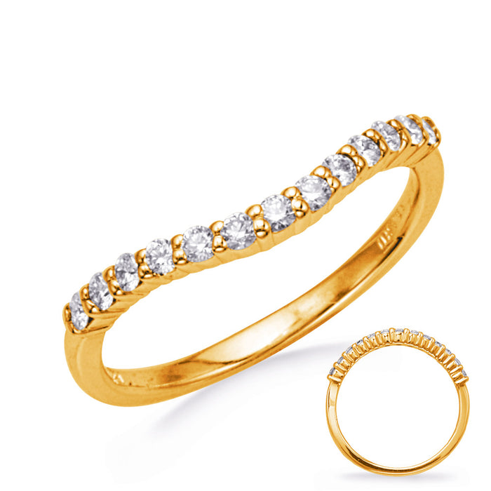 Yellow Gold Wedding Band - EN8400-BYG