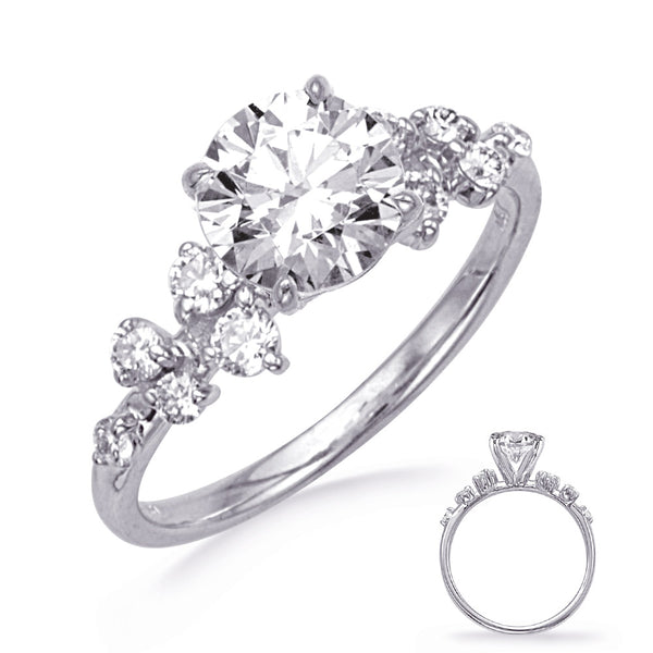 White Gold Engagement Ring - EN8400WG