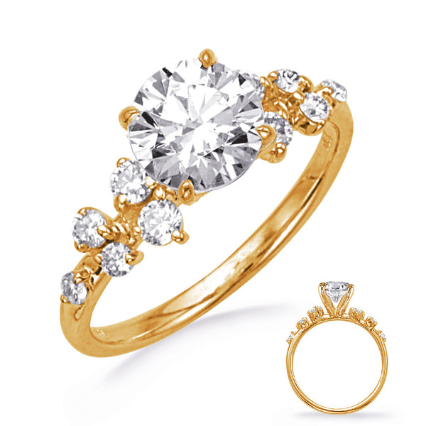 Yellow Gold Engagement Ring - EN8400YG
