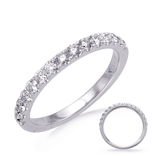 White Gold Matching Band - EN8401-BWG