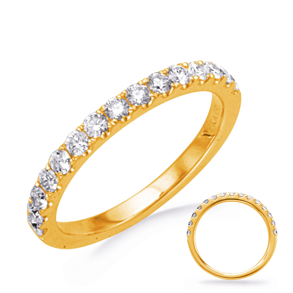 Yellow Gold Matching Band - EN8401-BYG