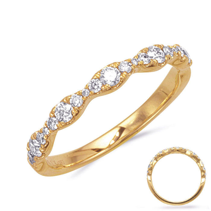 Yellow Gold Matching Band - EN8404-BYG