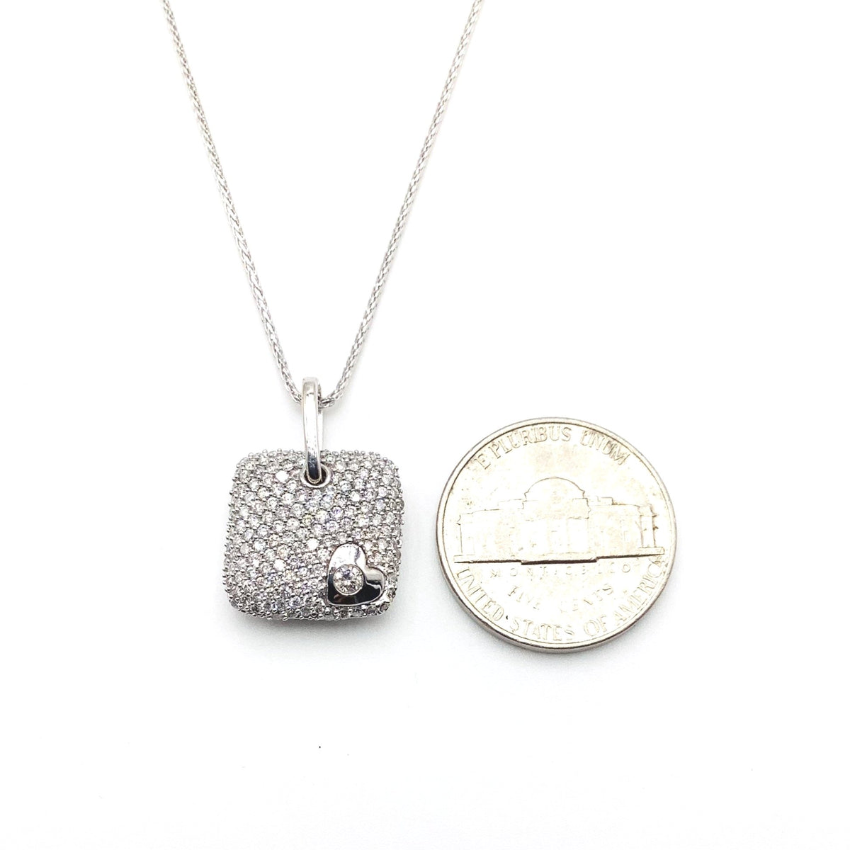 #10104140 DIAMOND PAVE PENDANT