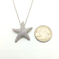 #AK79801 STARFISH DIAMOND PENDANT