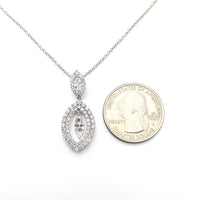 #10147120 DANGLING MARQUISE DIAMOND PENDANT