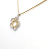 #10132541 FANCY 2 TONE GOLD NECKLACE