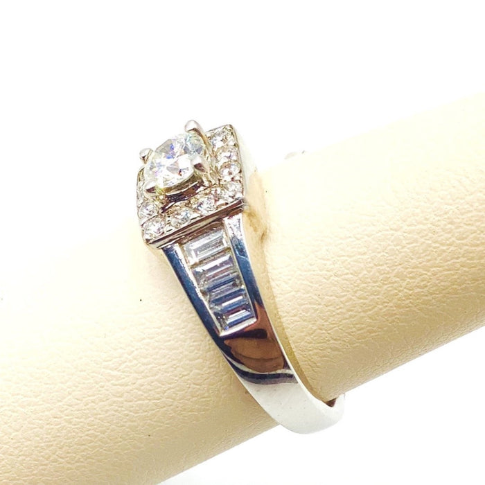 #AK38843 SOLITAIRE DIAMOND RING