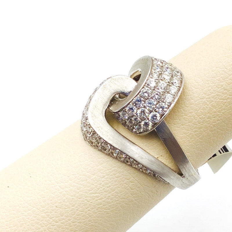 #10097629 KNOT BRUSH FINISH DIAMOND RING