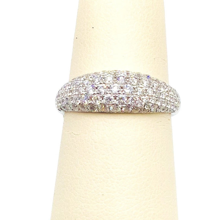 #AK66199 PAVE DIAMOND BAND