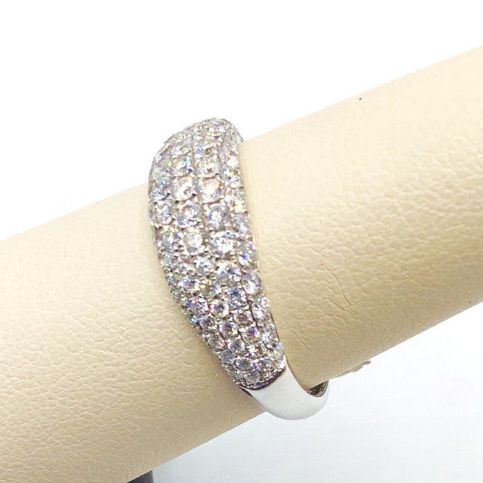 #AK66199 PAVE DIAMOND BAND