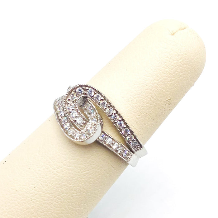 #AK64131 LOVE KNOT DIAMOND RING