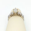 #10097983 MARQUISE SOLITAIRE AND BAGUETTE DIAMOND RING
