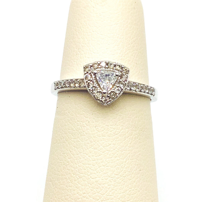 #10133513 TRILLION CUT SOLITAIRE DIAMOND RING