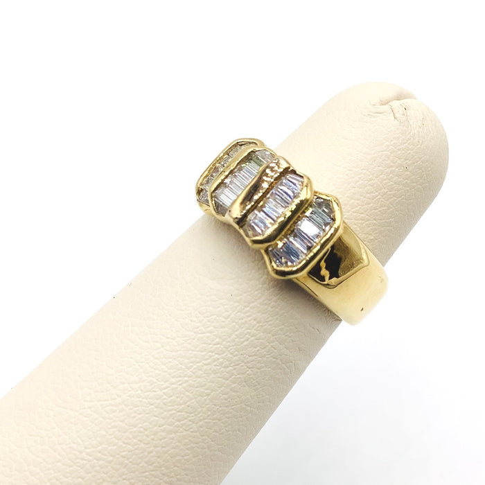 #10046161 FANCY BAGUETTE DIAMOND BAND RING