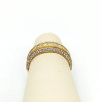 #AK64729 FANCY PRINCESS AND ROUND DIAMOND BAND