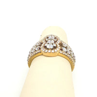 #AK66270 FANCY 2TONE DIAMOND RING