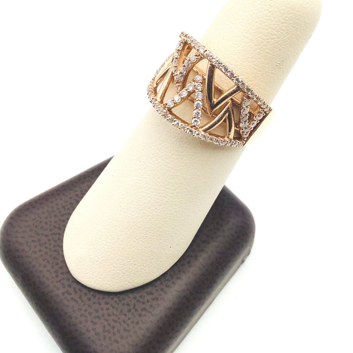 #AK71336 FANCY ROSE GOLD DIAMOND RING