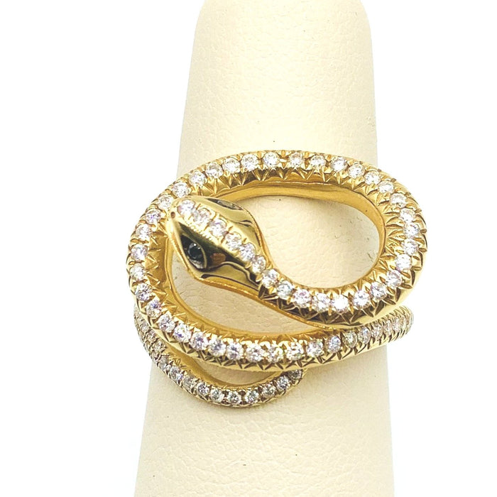 #10122634 DIAMOND SNAKE RING