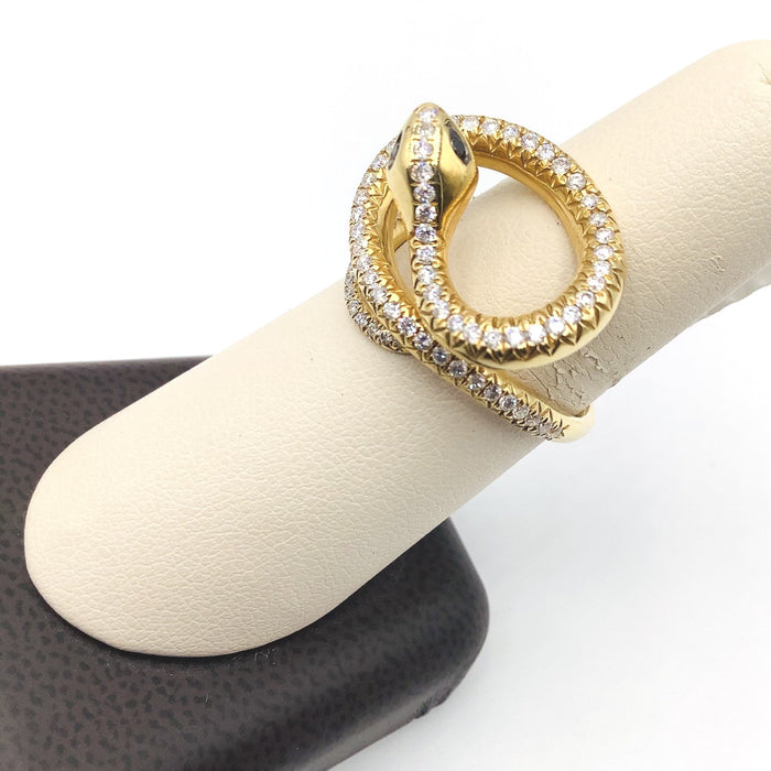 #10122634 DIAMOND SNAKE RING