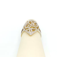 #10129255  FANCY PEAR SHAPE DIAMOND RING