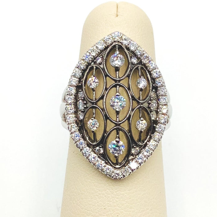 #AK64156 OVAL DIAMOND RING