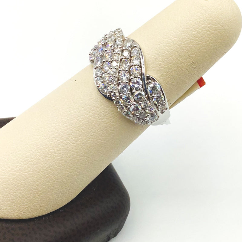 #10131101 SWIRL DIAMOND BAND