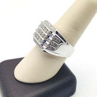 #AK71306 MEN'S FANCY BIG DIAMOND RING