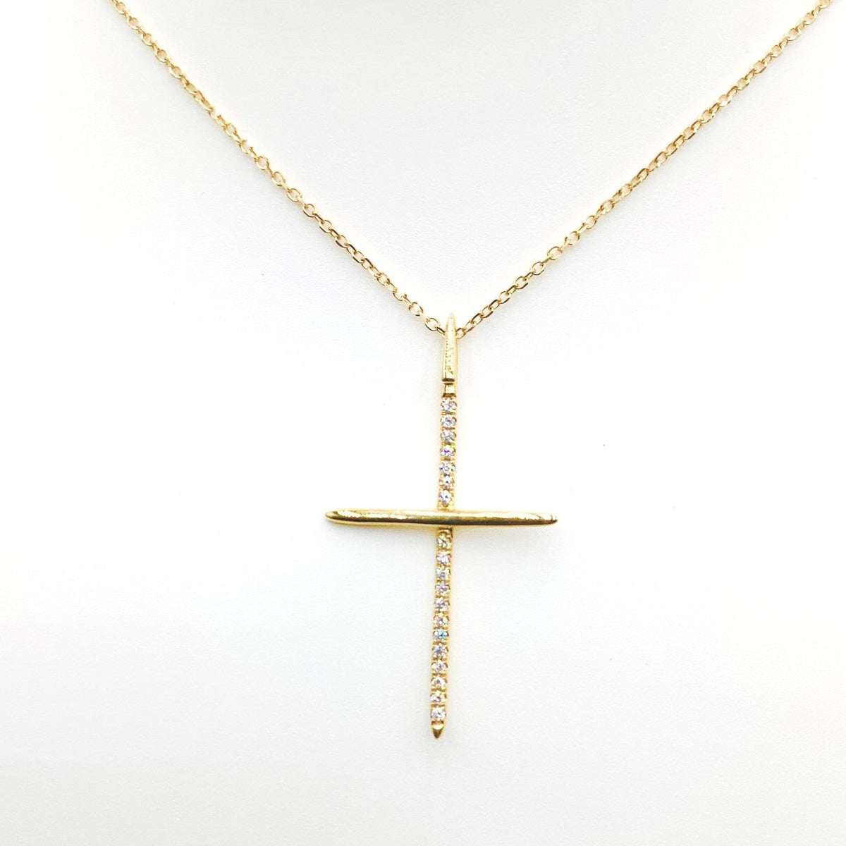 #10142217 DIAMOND CROSS PENDANT