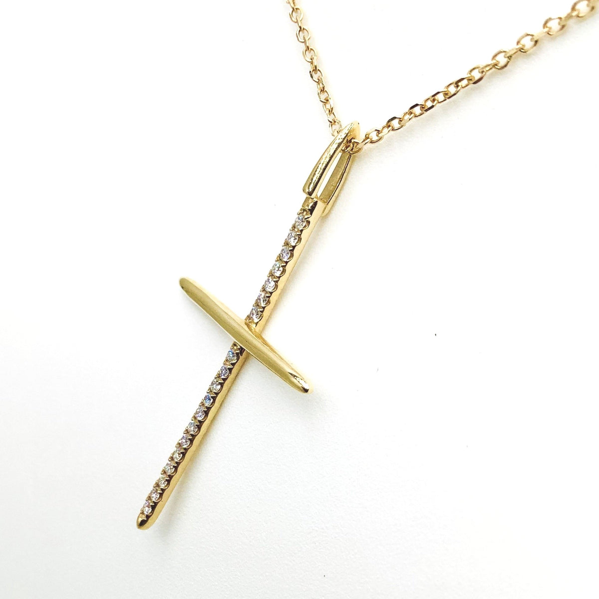 #10142217 DIAMOND CROSS PENDANT