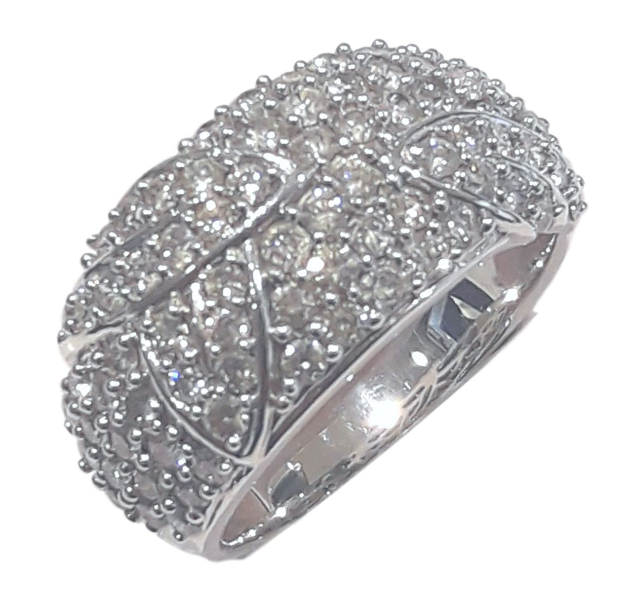 White Gold Diamond Ring #10117000