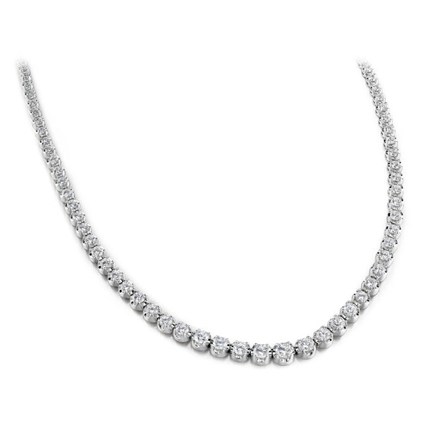 Diamond Necklace - N1011-9WG