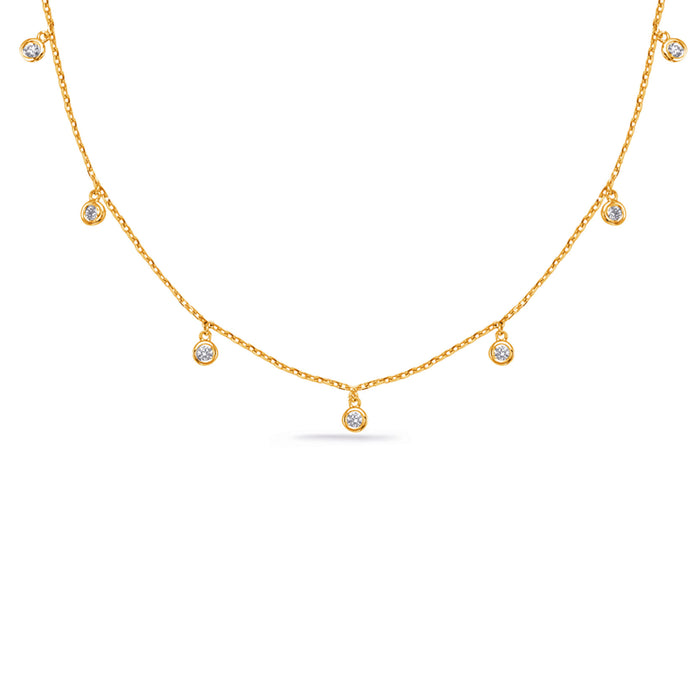 Yellow Gold Diamonds By The Yard - N1074-2.5MYG