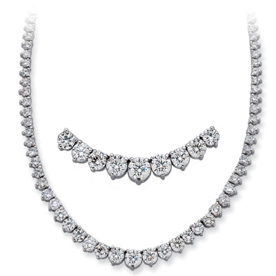 White Gold Three Prong Neck - N1155WG