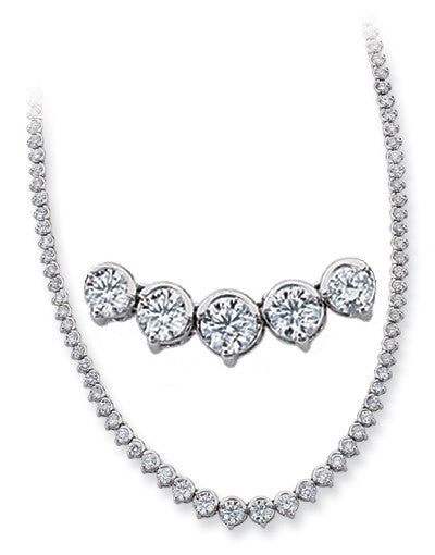 White Gold Diamond Necklace