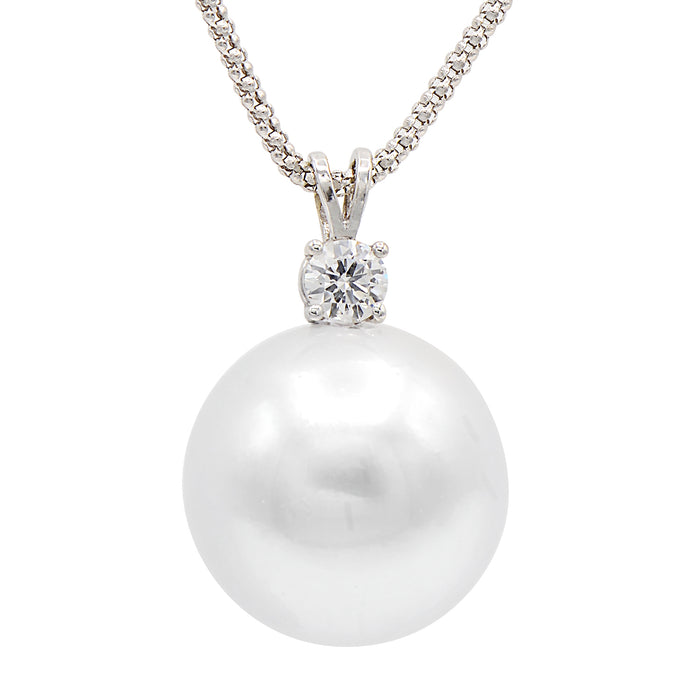 PEARL & DIAMOND PENDANT