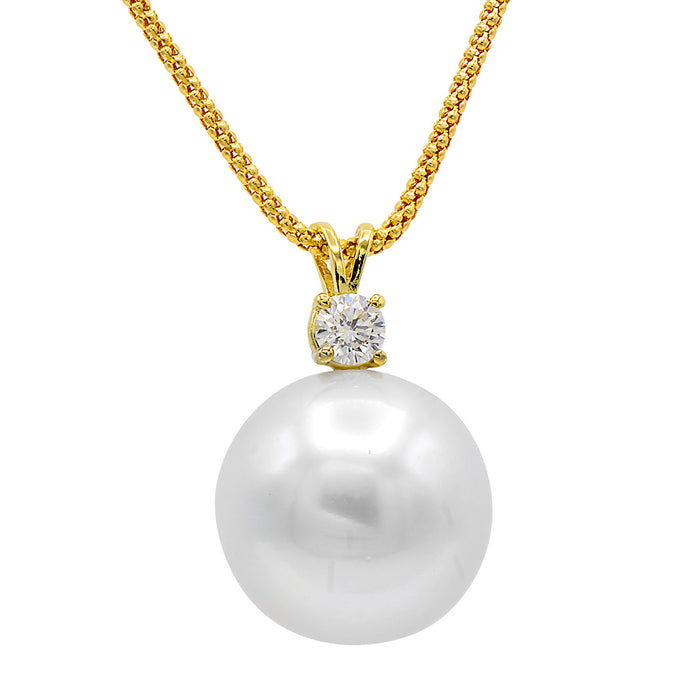 PEARL & DIAMOND PENDANT